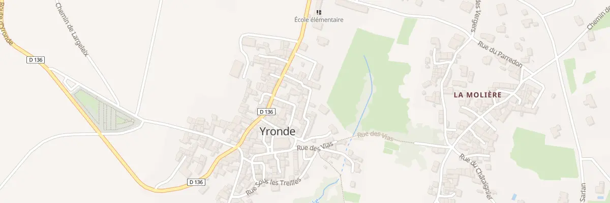 Plan du 10 Rue de la Treille Yronde à Yronde-et-Buron