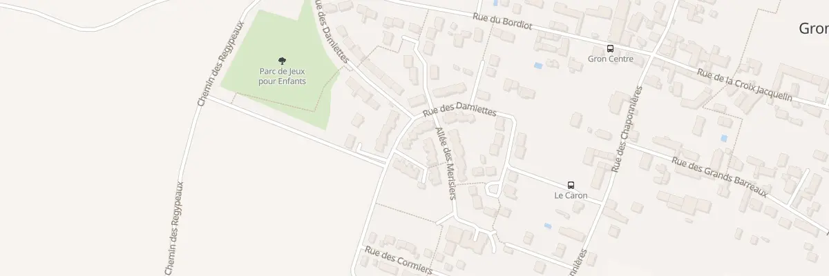 Plan du 3 Rue des Boulonnes à Gron