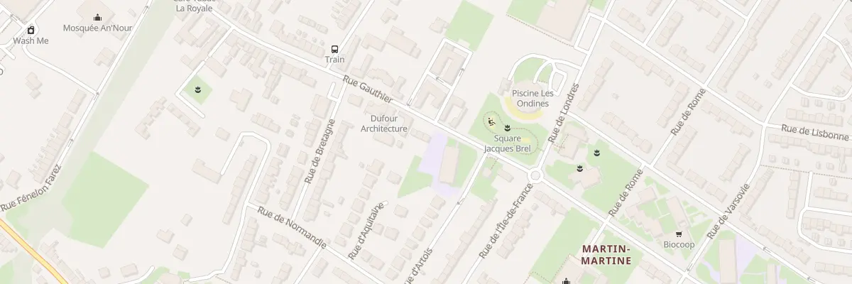 Plan du 192 Rue Gauthier à Cambrai