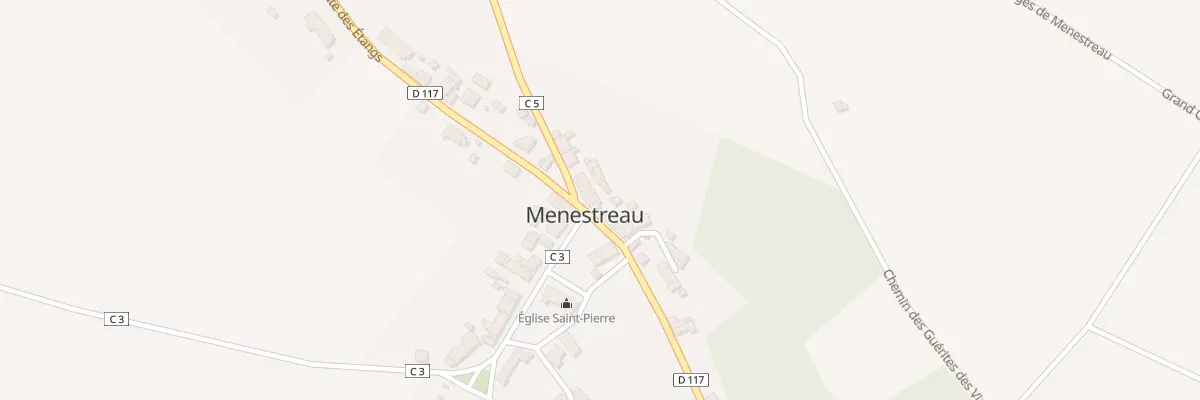 Plan du 2 Rte des Étangs à Menestreau