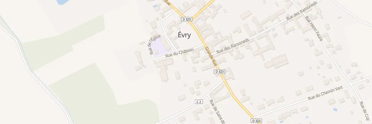 Plan du 3 Rue du Château à Évry