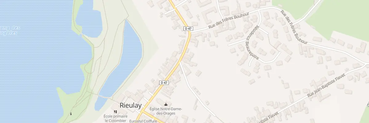 Plan du 28 Rue Joseph Bouliez à Rieulay