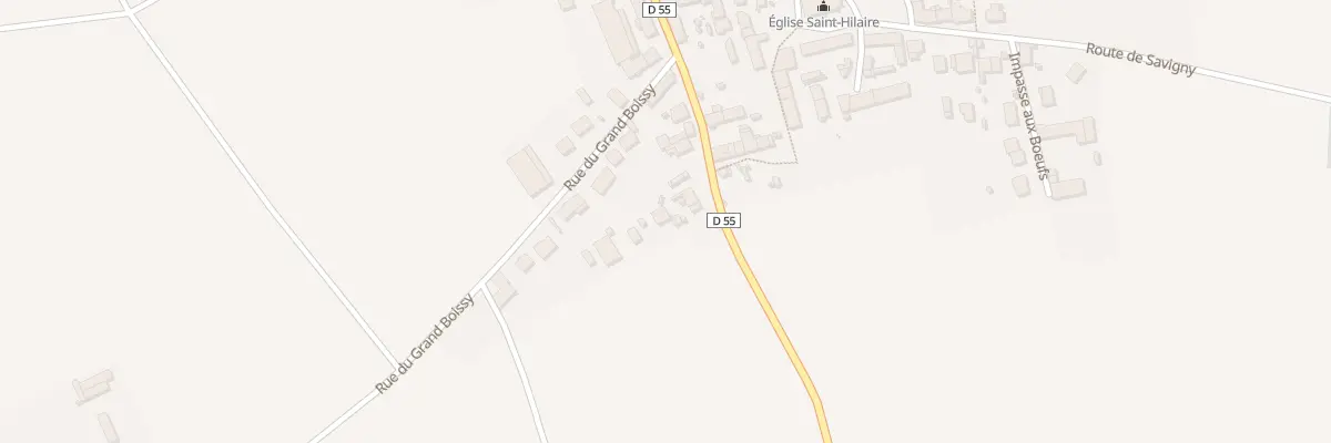 Plan du 2 Rte de Provins à Saint-Hilliers