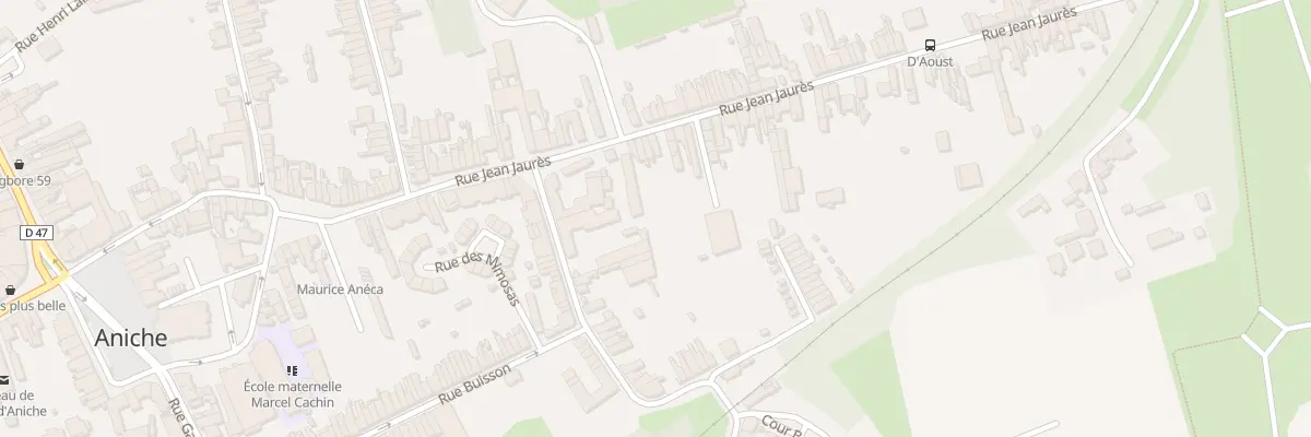 Plan du 64 Rue Jean Jaures à Aniche