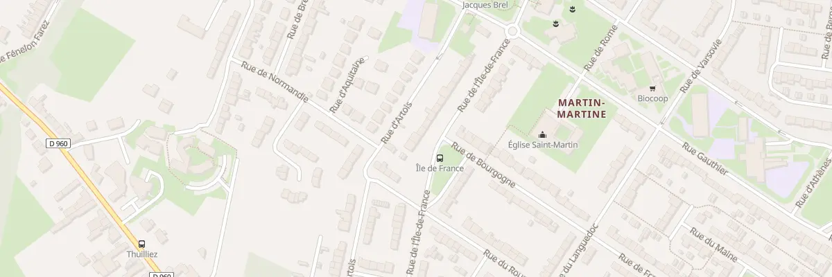 Plan du 22 Rue de l’Ile de France à Cambrai