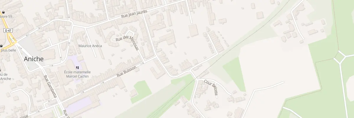 Plan du 25 Rue Edmond Laudeau à Aniche