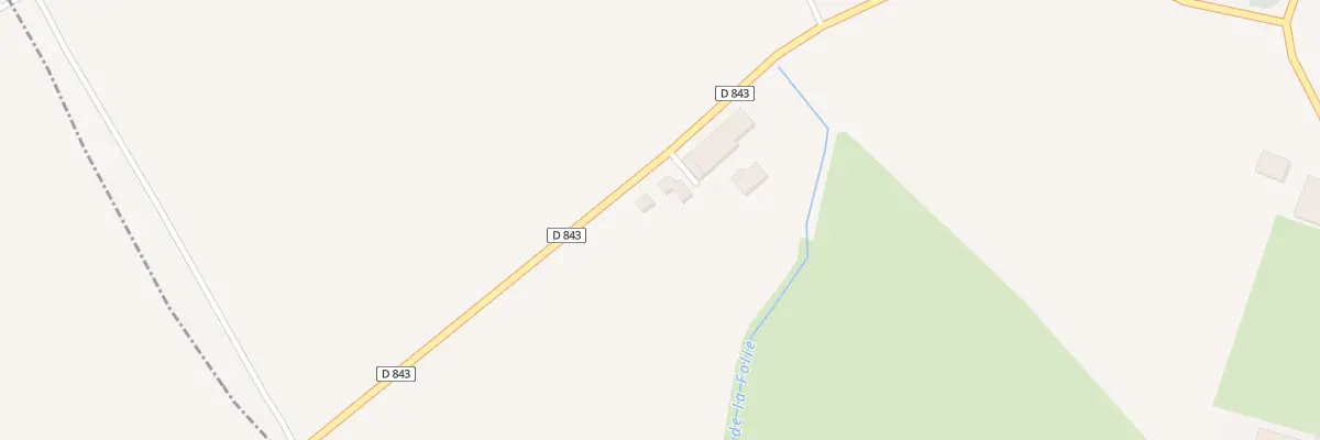 Plan du 1 Avallouis à Courchamps