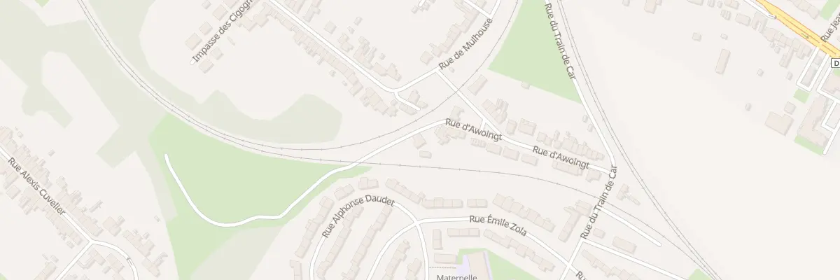 Plan du 160 Rue d’Awoingt à Cambrai