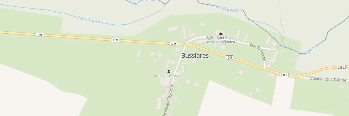 Plan du 4 Rue du Lieutenant Peyroche à Bussiares