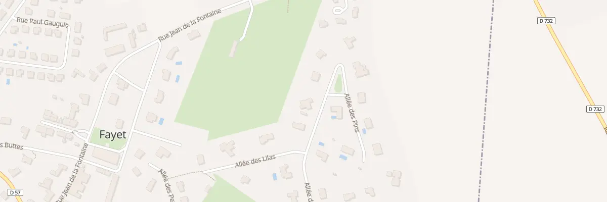 Plan du 17 All des Tilleuls à Fayet