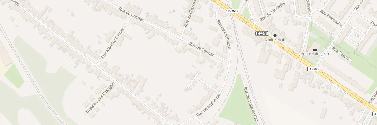 Plan du 160 Rue de Colmar à Cambrai