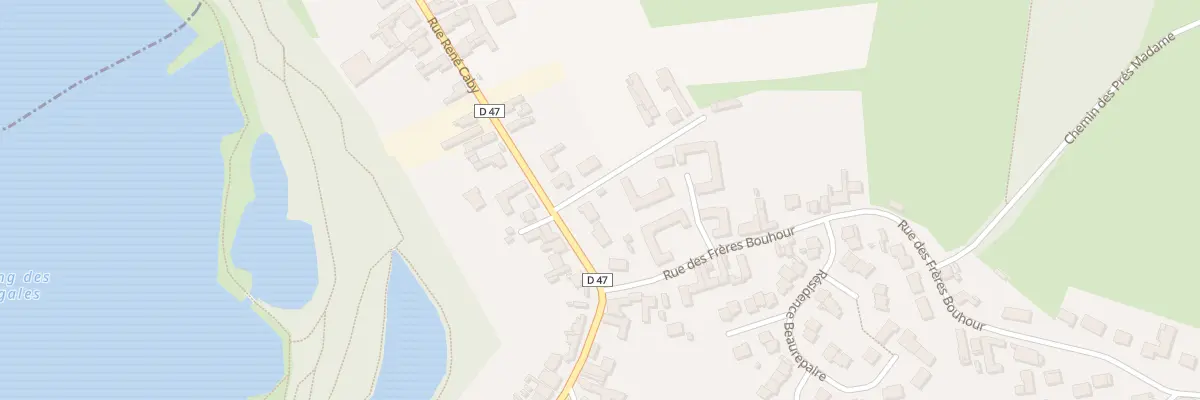 Plan du 2B Rue Rene Caby à Rieulay