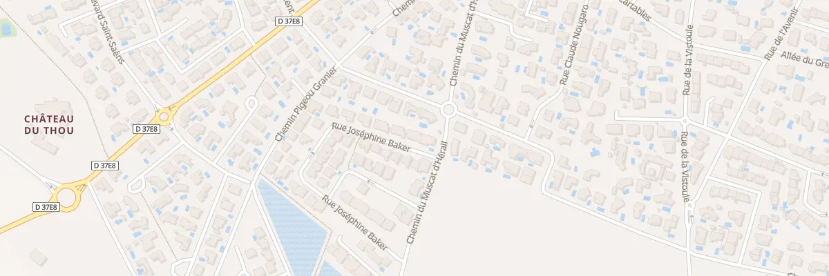 Plan du 4 Rue Joséphine Baker à Sauvian
