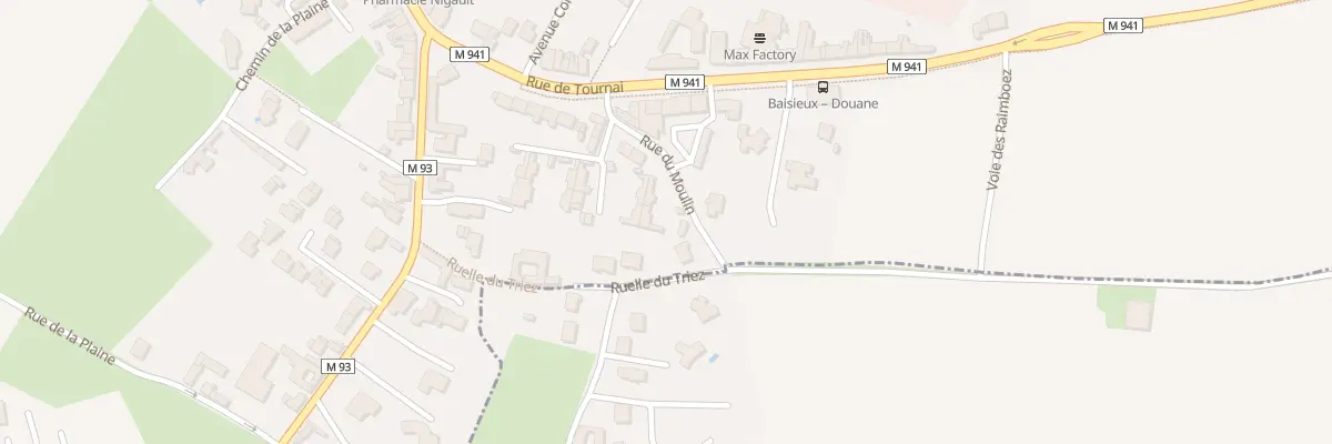 Plan du 23 Rue du Moulin à Baisieux