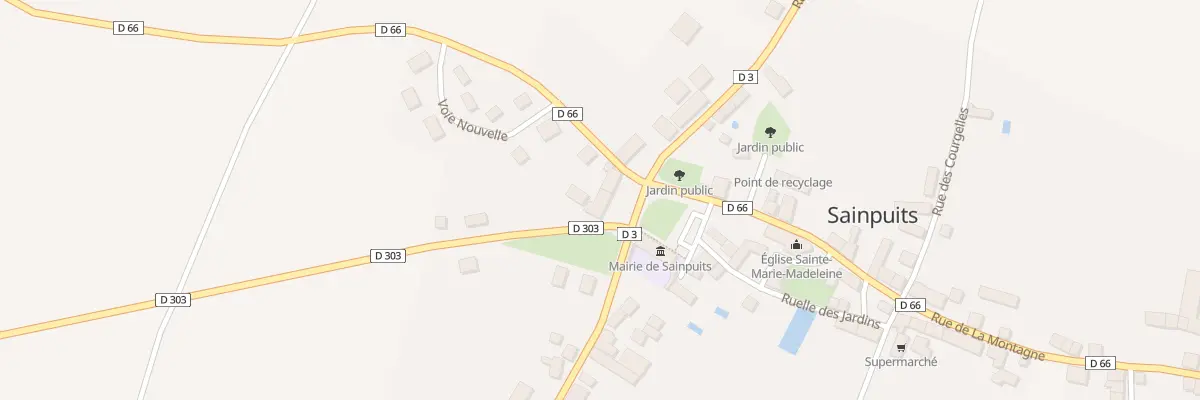 Plan du 2 Rue de la Haye à Sainpuits