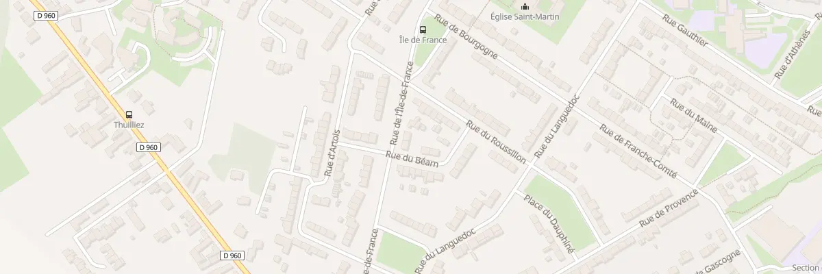 Plan du 25 Rue de l’Ile de France à Cambrai