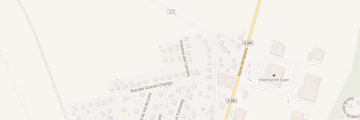 Plan du 2 Imp des Tamaris à Sauvigny-les-Bois