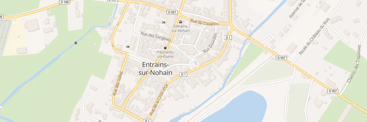 Plan du 1 Rue des Fossés à Entrains-sur-Nohain