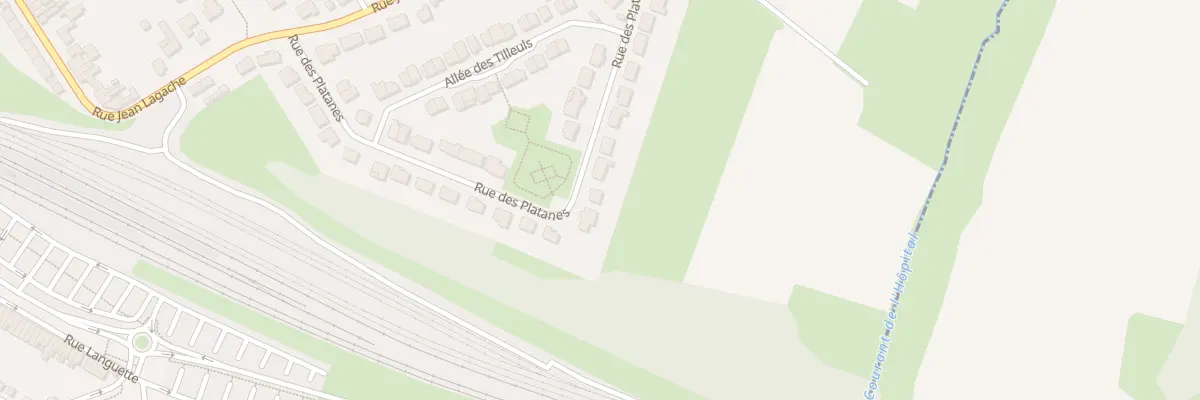 Plan du 30 Rue des Platanes à Orchies
