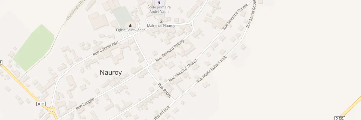 Plan du 10 Rue Bernard Palissy à Nauroy