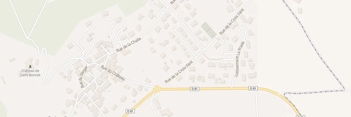 Plan du 9 Rue de la Croix Férit à Saint-Bonnet-lès-Allier