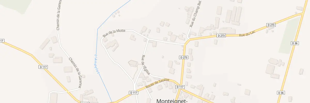 Plan du 10 Rue de l’Eglise à Monteignet-sur-l’Andelot