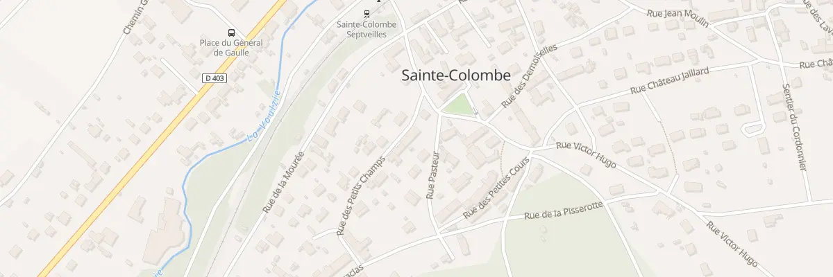 Plan du 2 Rue Pasteur à Sainte-Colombe