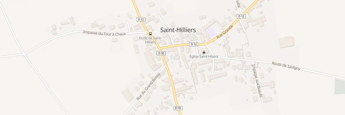 Plan du 3 Rue Grande à Saint-Hilliers