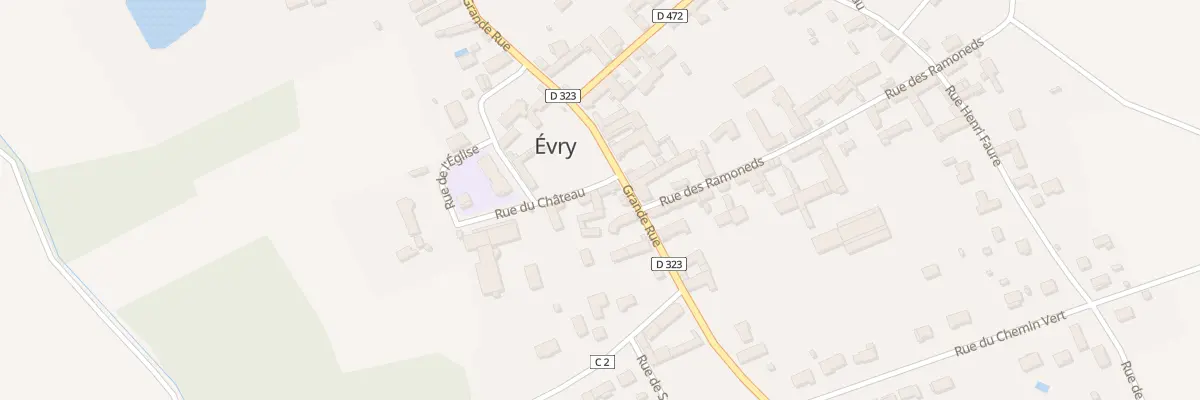 Plan du 1 Rue du Château à Évry