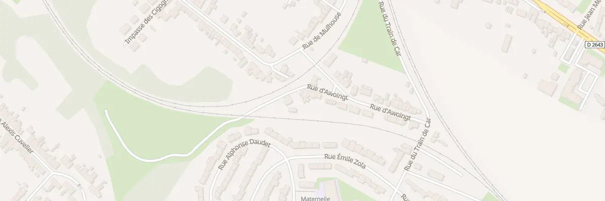 Plan du 162 Rue d’Awoingt à Cambrai