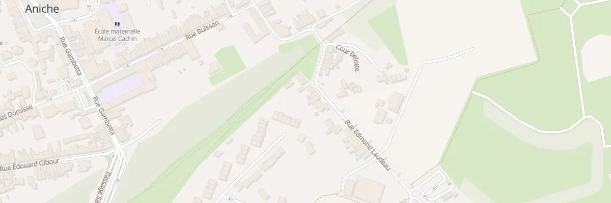 Plan du 40 Rue Edmond Laudeau à Aniche