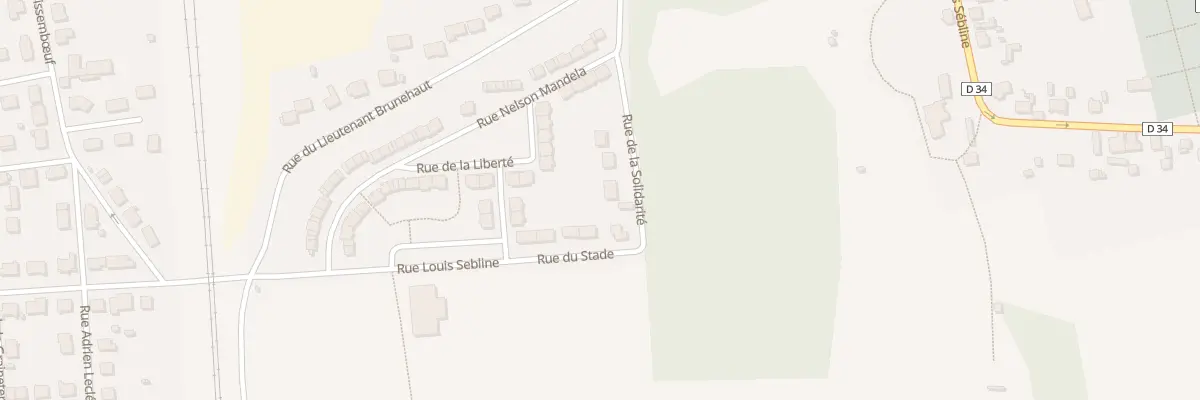 Plan du 1 Rue Solidarite à Montescourt-Lizerolles