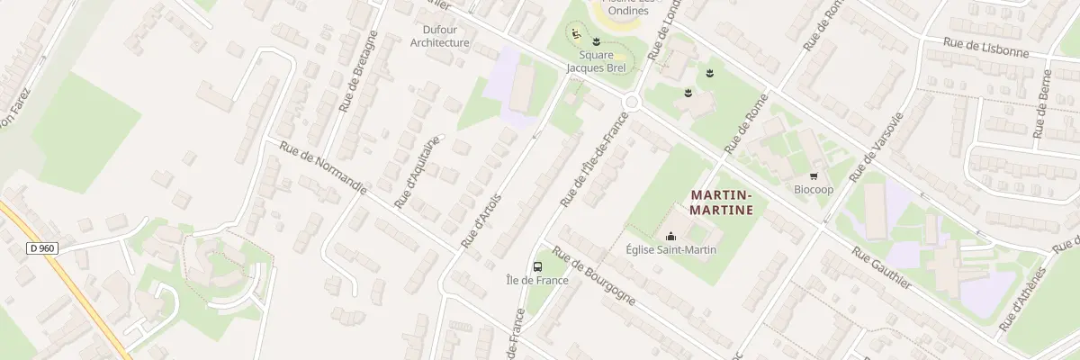 Plan du 10 Rue de l’Ile de France à Cambrai