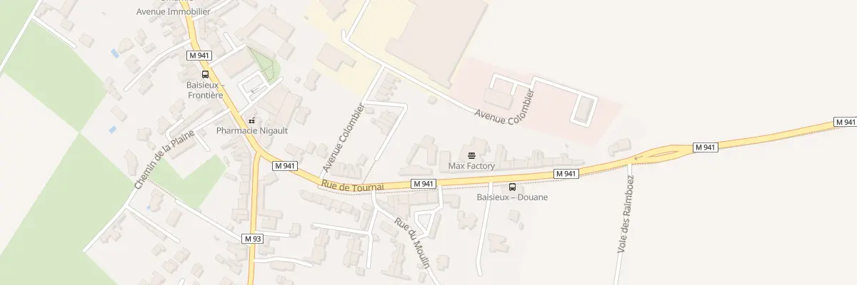 Plan du 128T Rue de Tournai à Baisieux