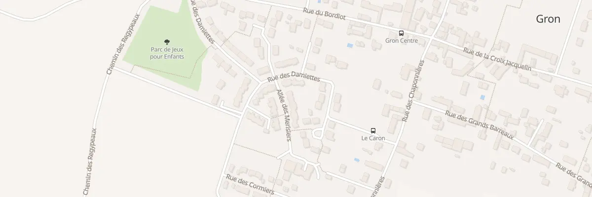 Plan du 3 All des Merisiers à Gron