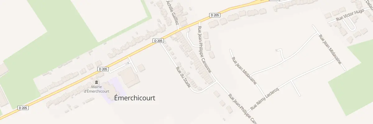 Plan du 26 Rue Jean-philippe Canonne à Émerchicourt