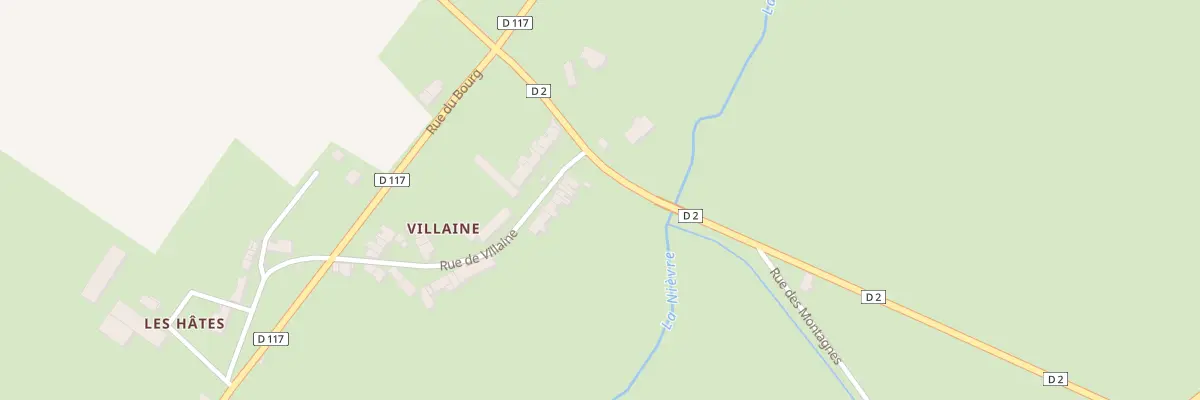 Plan du 34 Villaine à Dompierre-sur-Nièvre