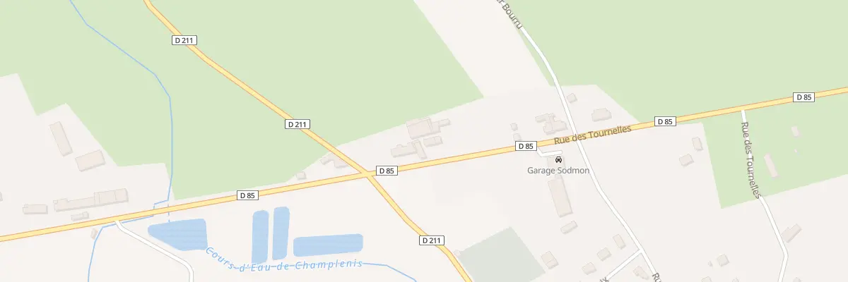 Plan du 5 Rue des Tournelles à Saints-en-Puisaye