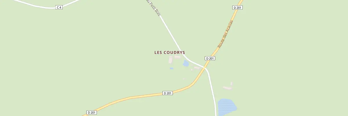 Plan du 2 Rte du Petit Bois à Toury-sur-Jour