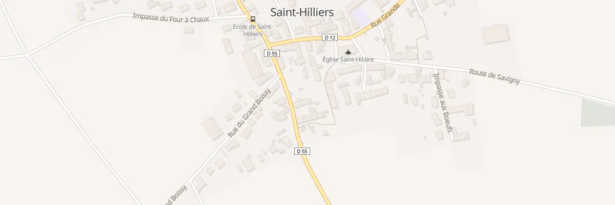 Plan du 5 Rte de Provins à Saint-Hilliers