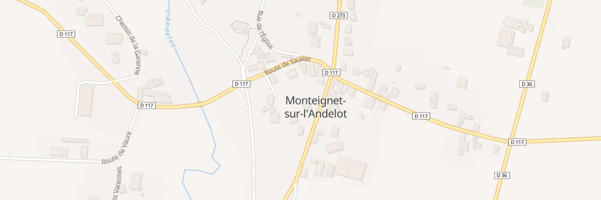 Plan du 6 Rte de Semautre à Monteignet-sur-l’Andelot