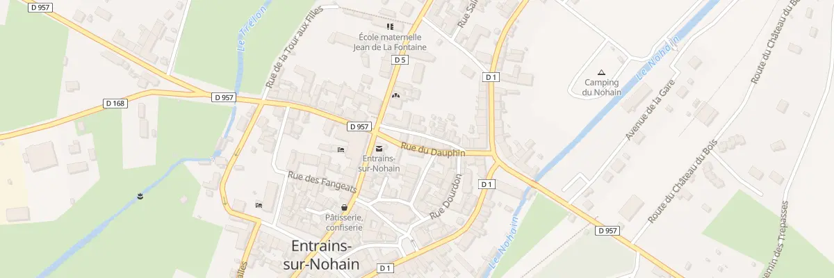 Plan du 14 Rue du Dauphin à Entrains-sur-Nohain