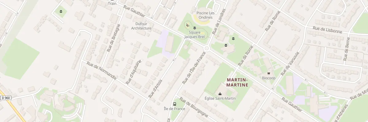 Plan du 2 Rue de l’Ile de France à Cambrai