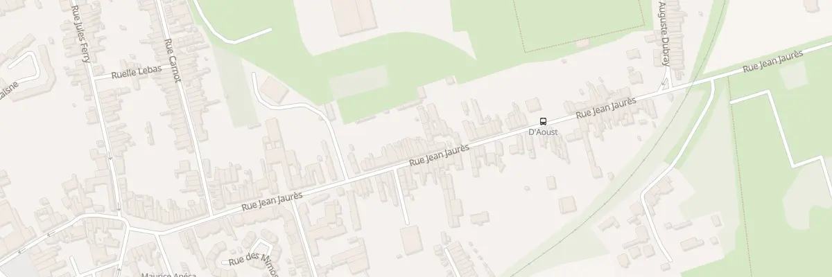 Plan du 119 Rue Jean Jaures à Aniche