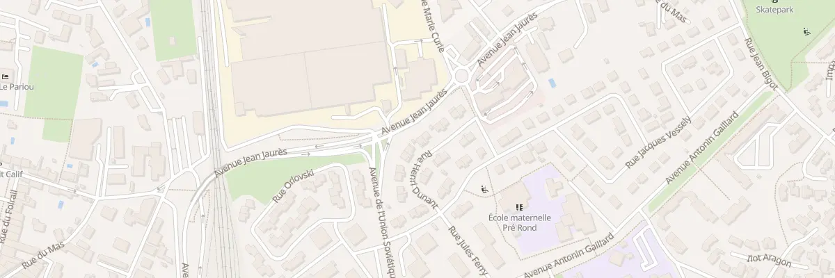 Plan du 13 Rue Henri Dunant à Issoire