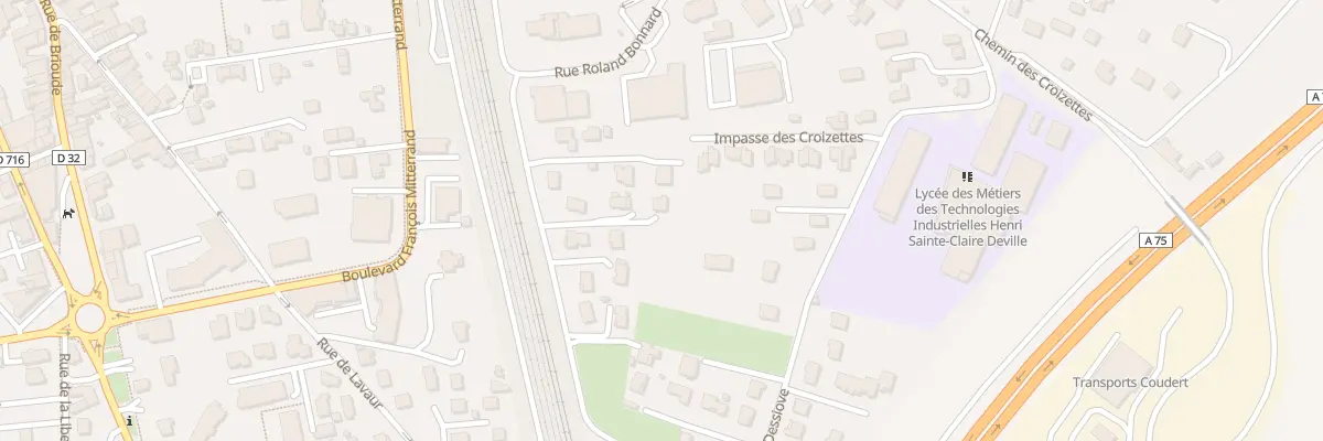 Plan du 401 Che de Lachaux à Issoire