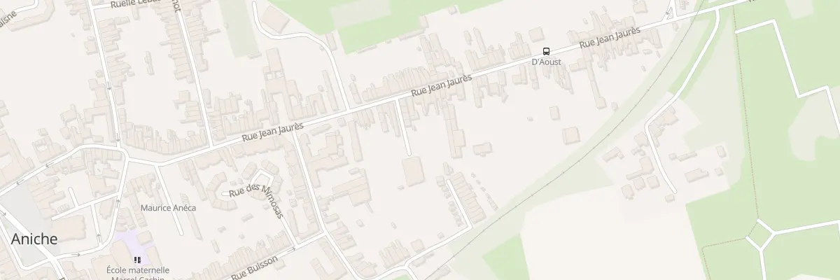 Plan du 80 Rue Jean Jaures à Aniche