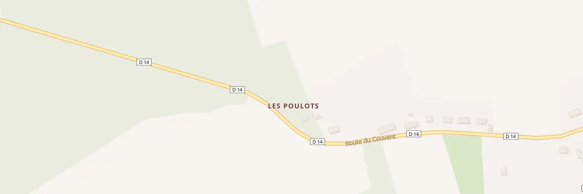Plan du 104 Les Poulots aux Ormes