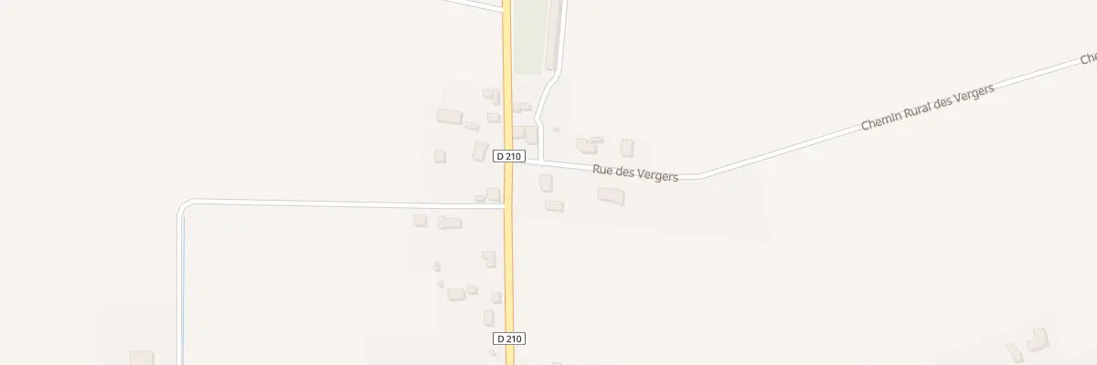 Plan du 2 Rue des Vergers à Thuret