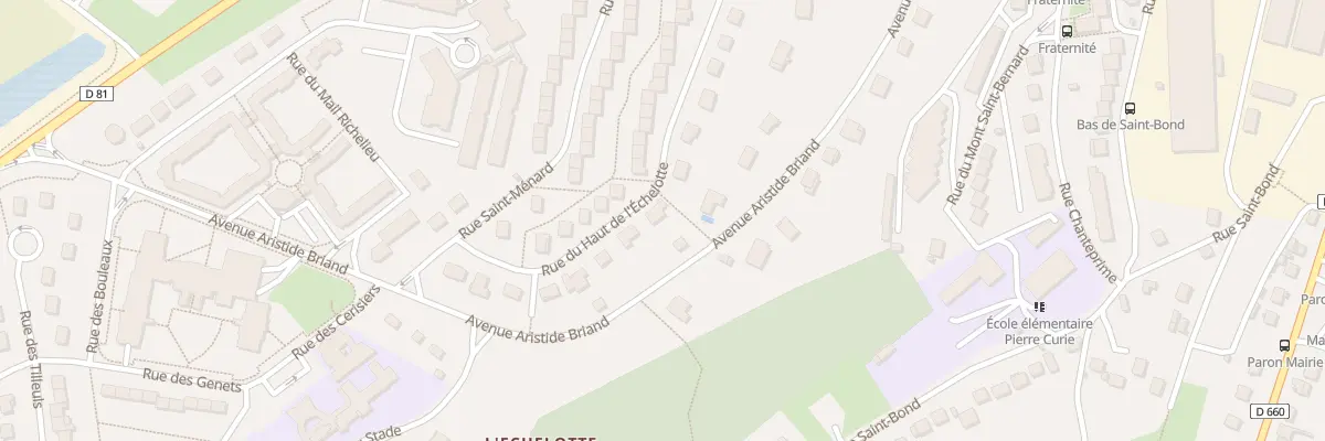 Plan du 21 Rue du Haut de l’Échelotte à Paron